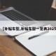 【补贴车型,补贴车型一览表2025】