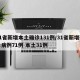 31省新增本土确诊131例/31省新增确诊病例71例 本土31例