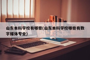 山东本科学校有哪些(山东本科学校哪些有数字媒体专业)
